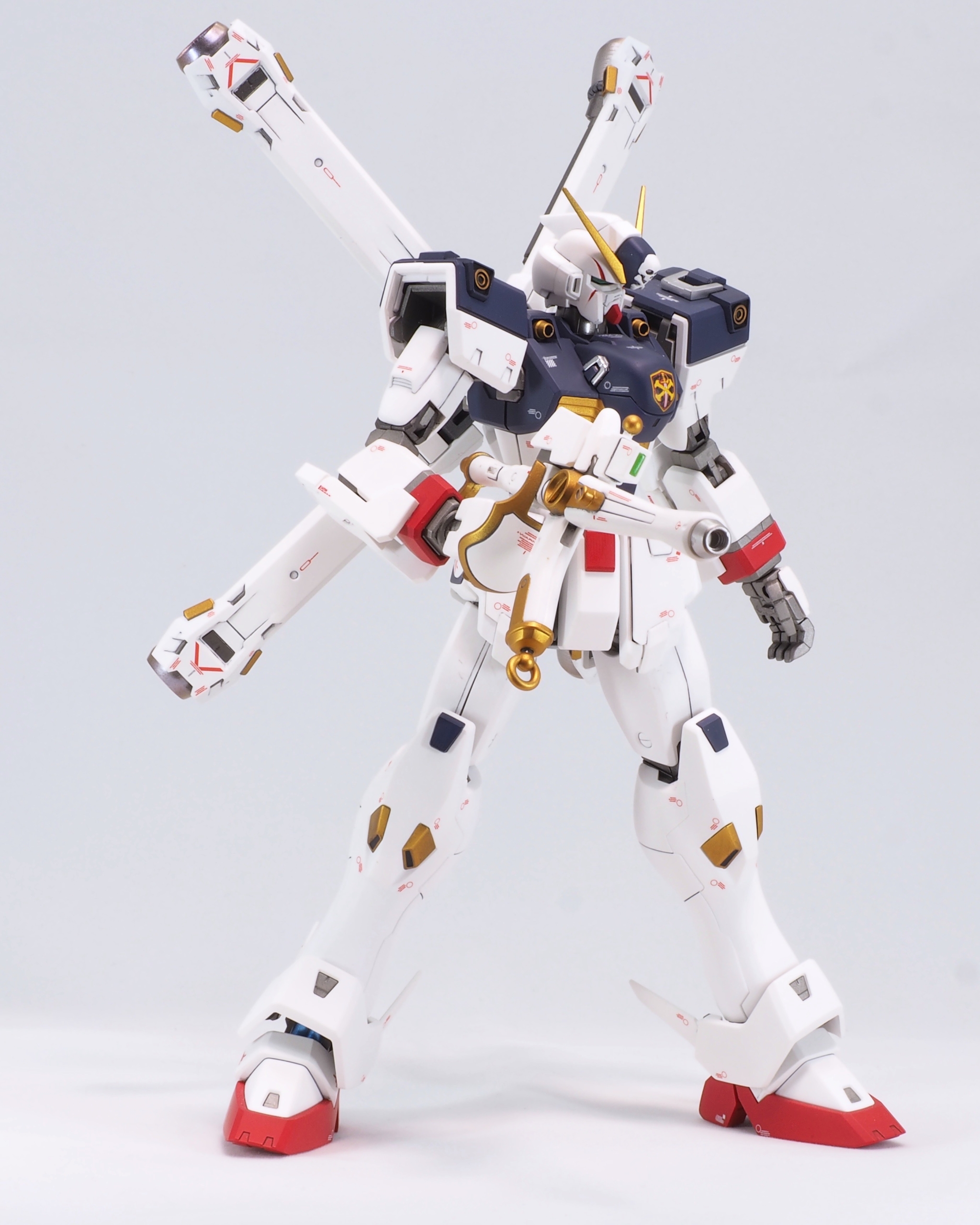 HG クロスボーンガンダムX-3 ジャンク ガンプラ 組立済