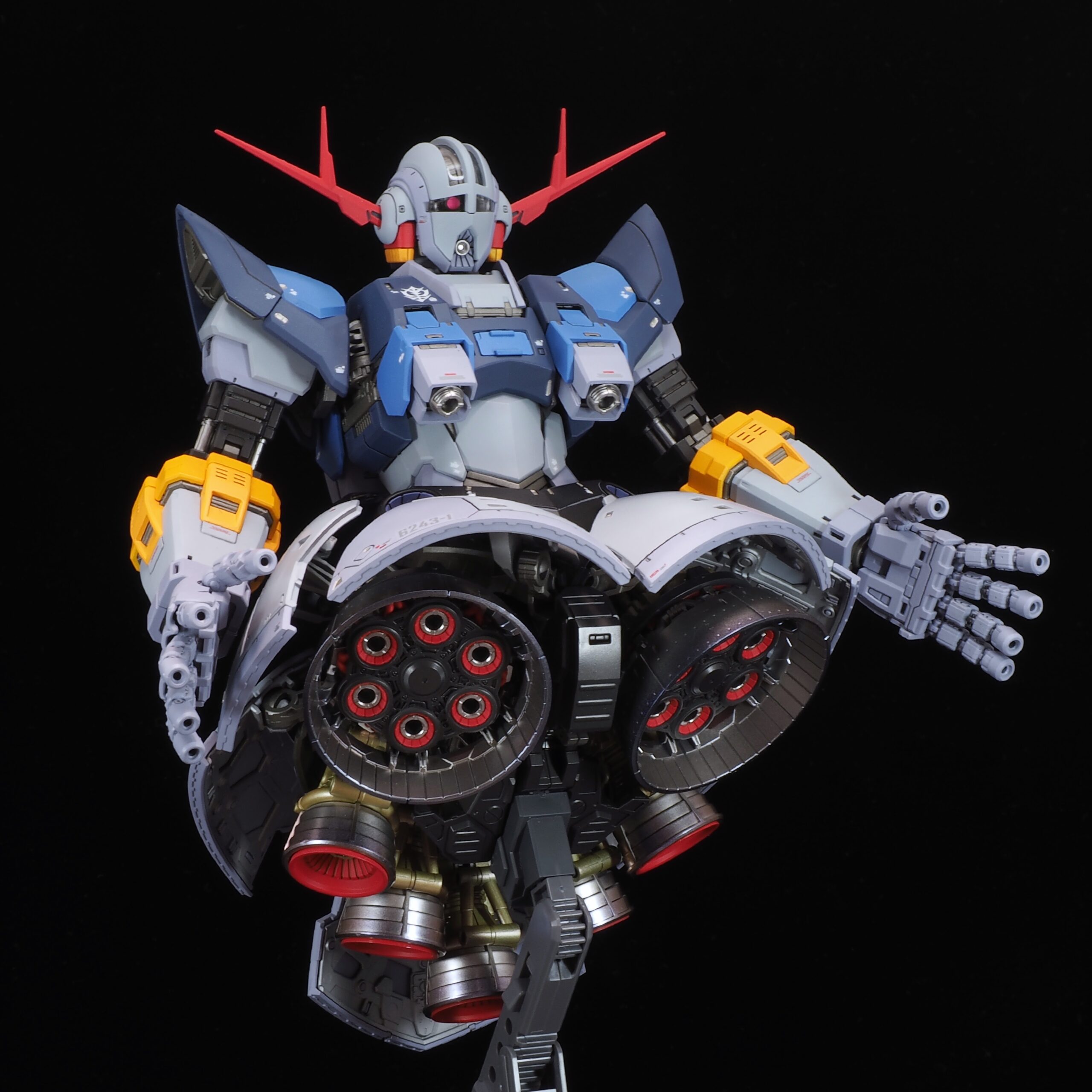 ガンプラ 全塗装 RG1／144ジオング - プラモデル