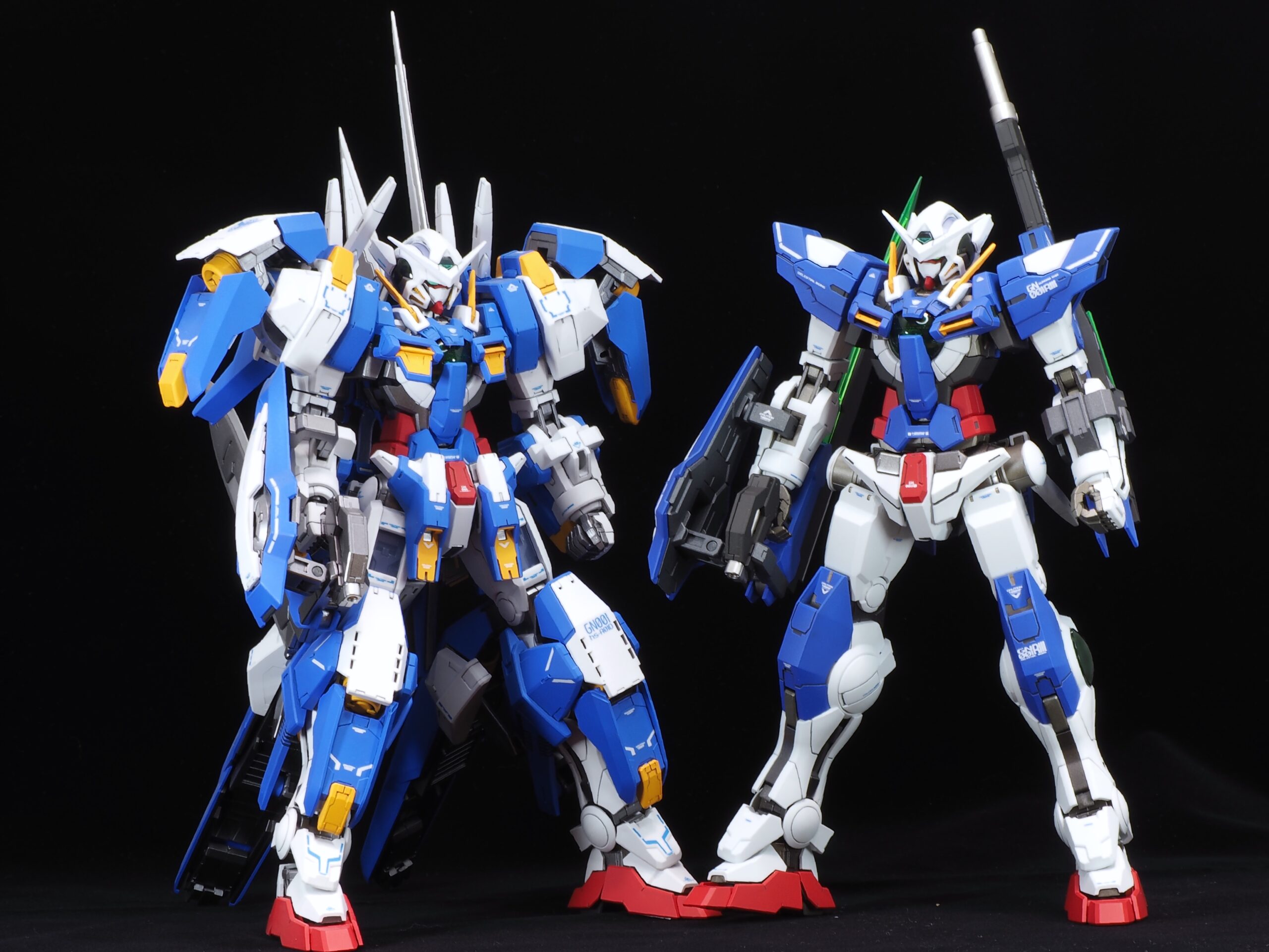 全品無料1/100 MG ガンダムエクシアリペアⅢ 塗装済完成品　PG RG HG 完成品