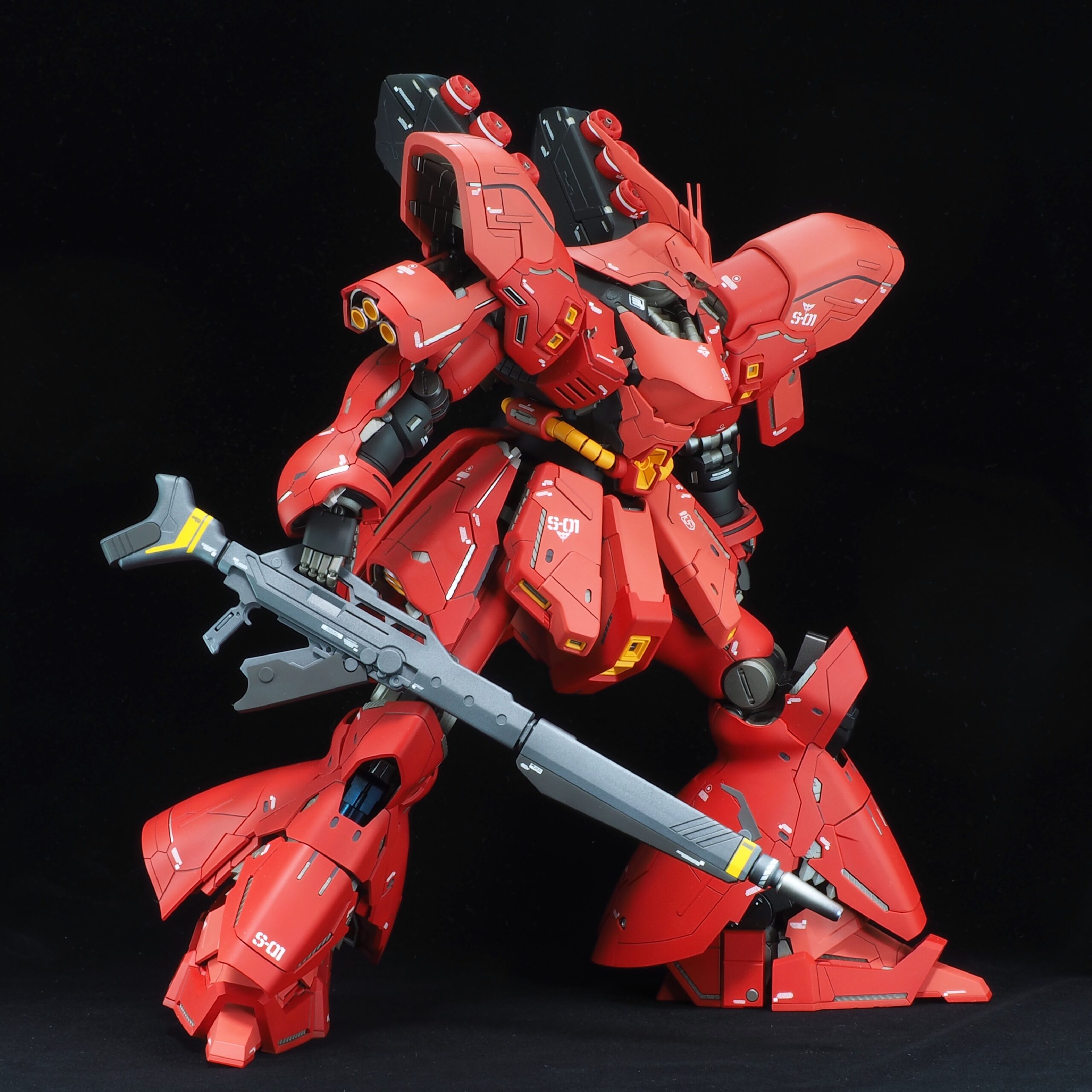 ガンプラMG サザビーver KA 完成品(つや消し トップコート) - プラモデル